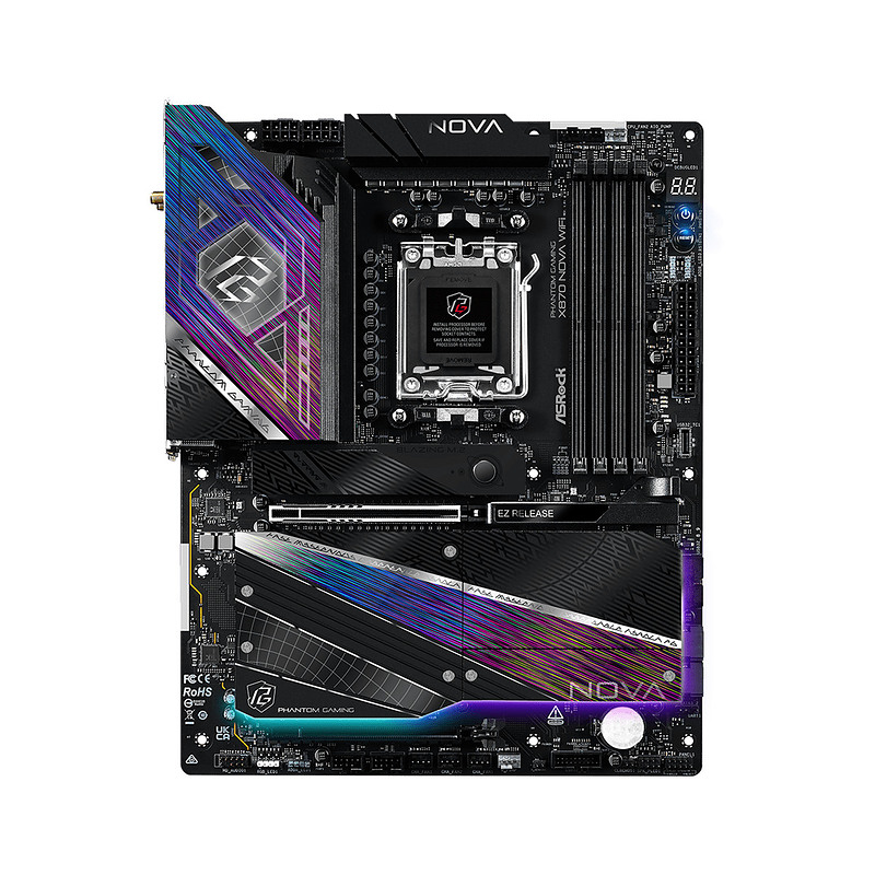 Asrock X870 NOVA WIFI AMD X870 Emplacement AM5 ATX