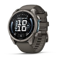 Garmin fēnix 9 3,56 cm (1.4") AMOLED 47 mm Numérique 454x454 pixels Écran tactile Titane Wifi GPS (satellite)
