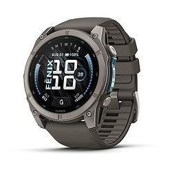 Garmin fēnix 9 3,56 cm (1.4") AMOLED 51 mm Numérique 454x454 pixels Écran tactile Titane Wifi GPS (satellite)
