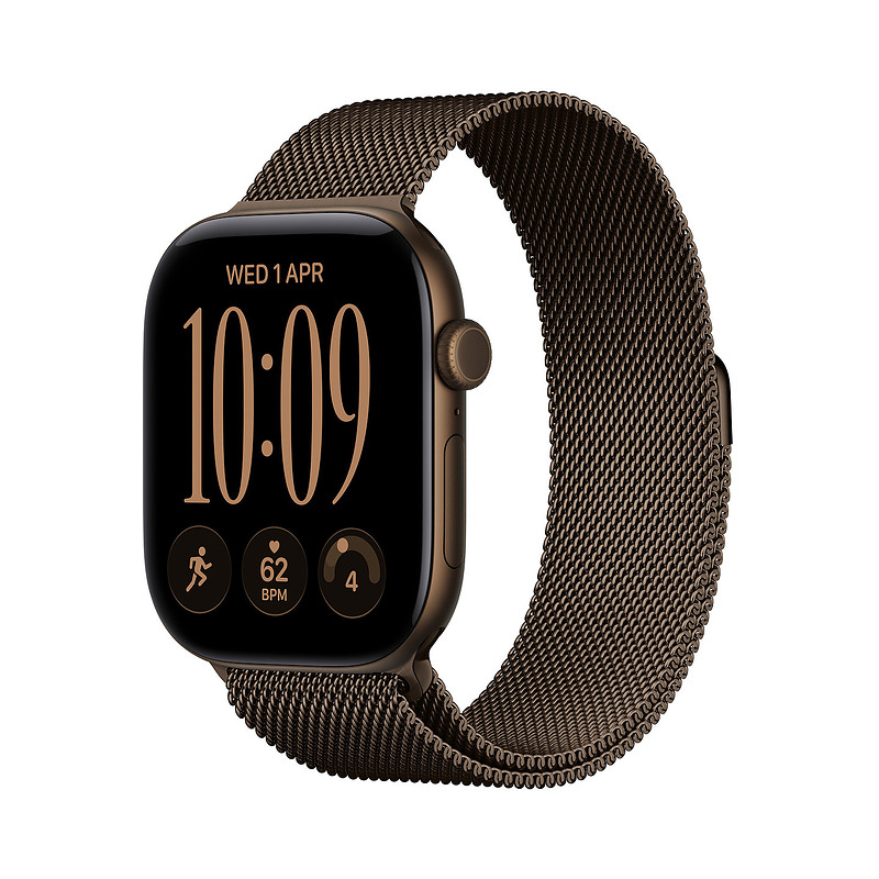 Apple Watch Series 12 OLED 46 mm Numérique 416x496 pixels Écran tactile Bronze Wifi GPS (satellite)