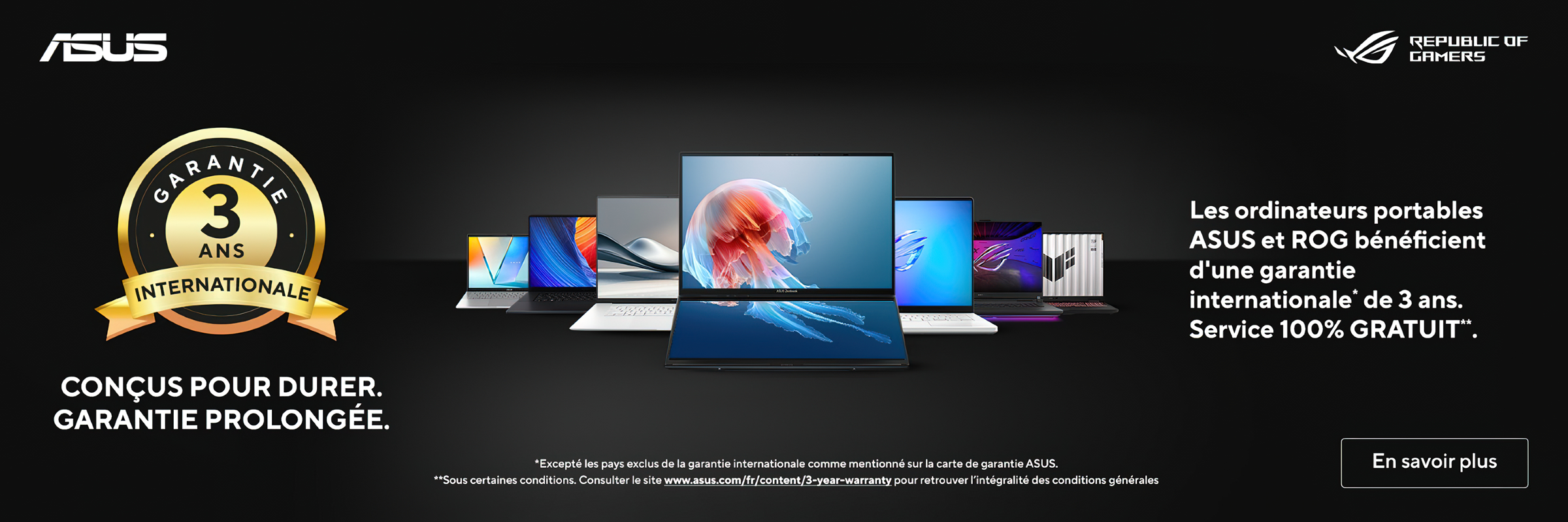 ROG Garantie Slide background