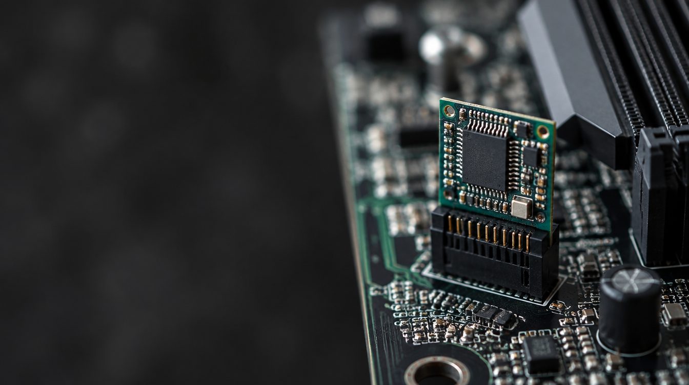 Module TPM enfiché sur une carte mère